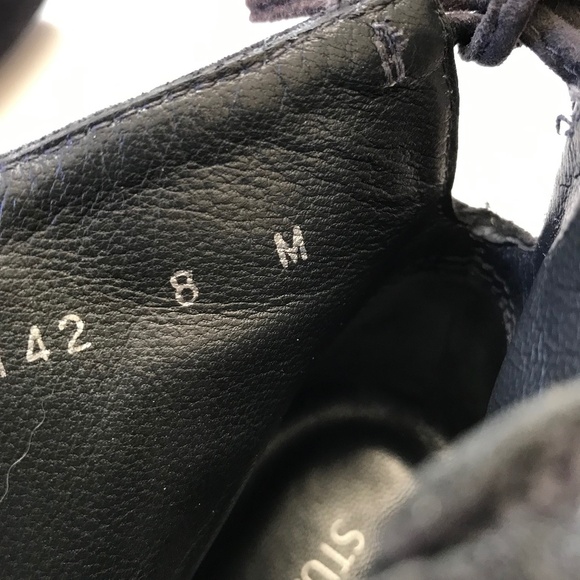 Stuart Weitzman Velvet Grandy Pane Boots Booties Womens 8 Gray Heels Pointed Toe - Picture 9 of 12